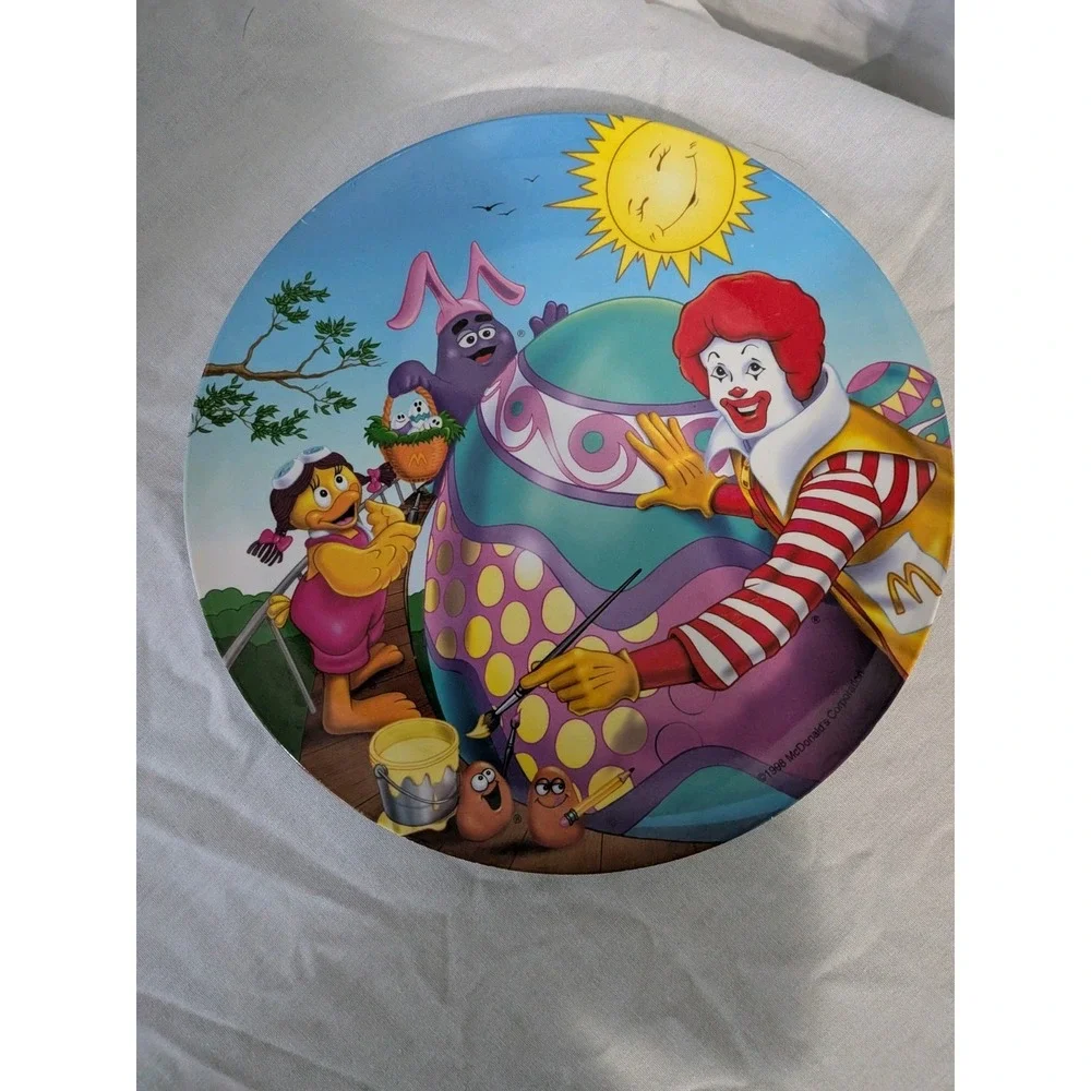 McDonald's 2000 Olympic Character Advertising Plates, Multicolor Lot of 3